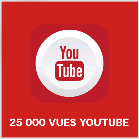 article 25000 vues youtube