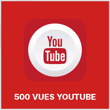 article 500 vues youtube